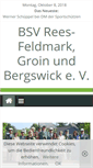 Mobile Screenshot of bsv-rees-feldmark.de