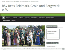 Tablet Screenshot of bsv-rees-feldmark.de